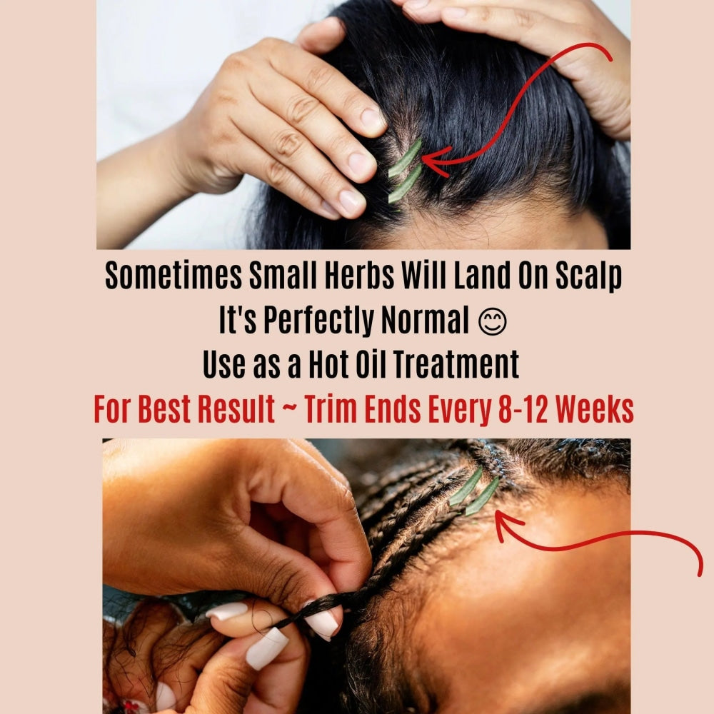 2-4pc Rosemary Hair GrowthOil Set|ChebePowder|Condition|HairLoss|Sage|DryScalp|AloeVeraHairSpray|ThickerHair|Fenugreek|Regrowth|Natural|Locs