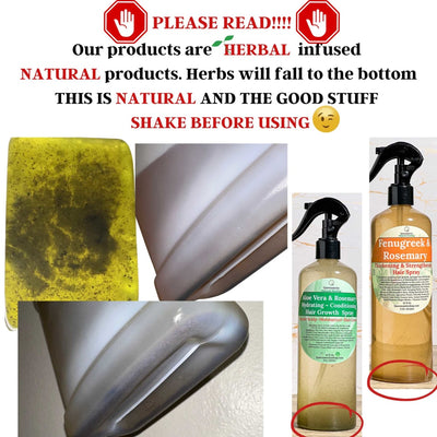2Pc Wholesale Set: Thick Hair Oil + Aloe Spray