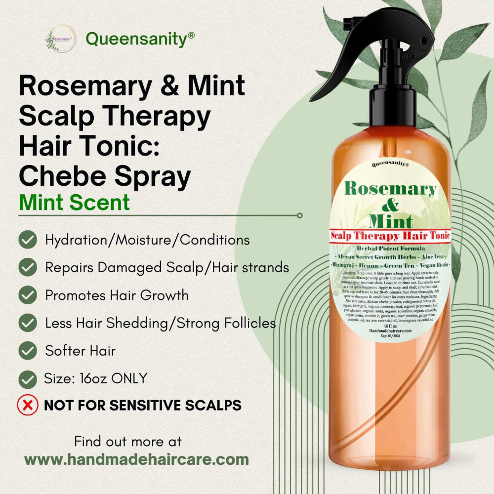 3pc Rosemary Hair Growth Spray Set QueenSanity   QueenSanity