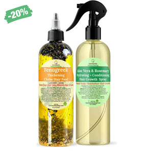 2pc Hair Growth Set| Thick+Moisture QueenSanity Hair Oil  QueenSanity