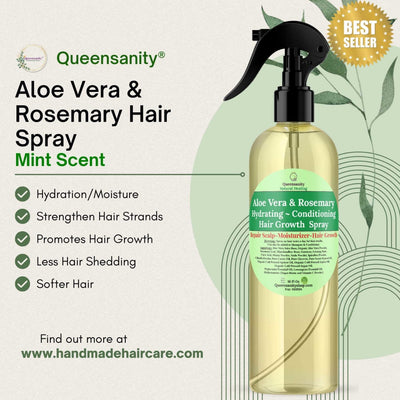 2pc Rosemary Hair Spray Set QueenSanity Hair Oil  QueenSanity 
