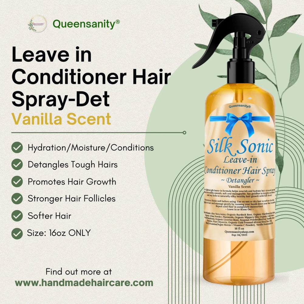 Leave in Conditioner Spray|Detangler QueenSanity   QueenSanity