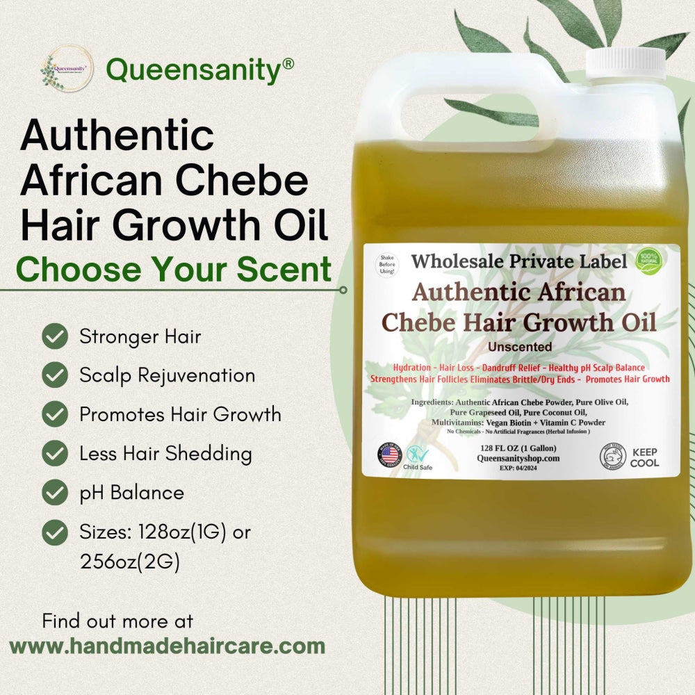 Wholesale: African Chebe Hair Growth Oil QueenSanity Wholesale  QueenSanity 