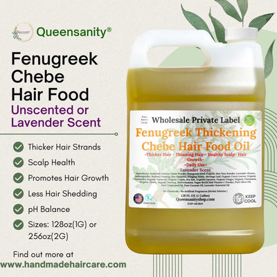 Wholesale: Fenugreek Thick Hair Food Oil/Beard Oil QueenSanity Wholesale  QueenSanity 
