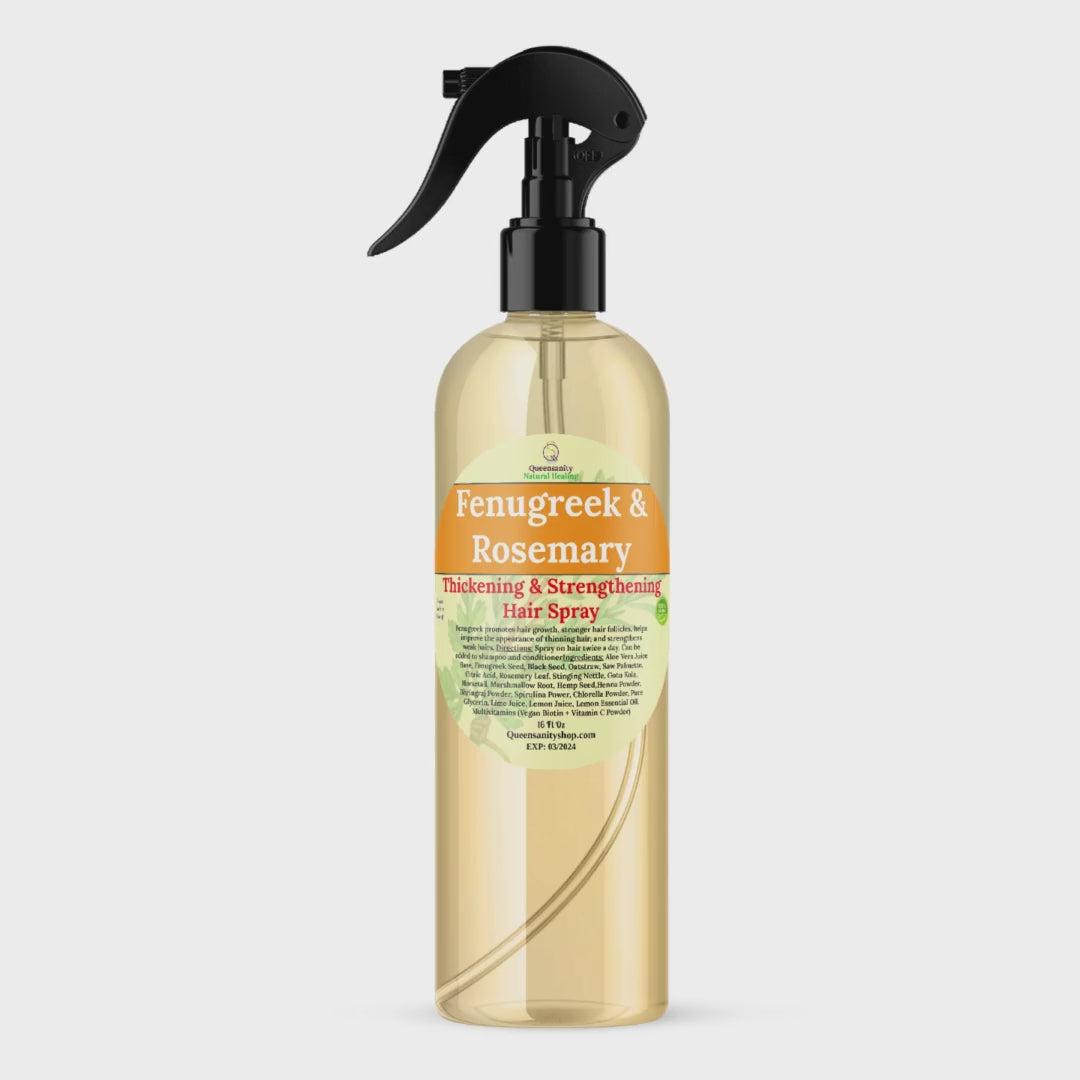 Fenugreek & Rosemary Hair Growth Spray|Thicker Hair