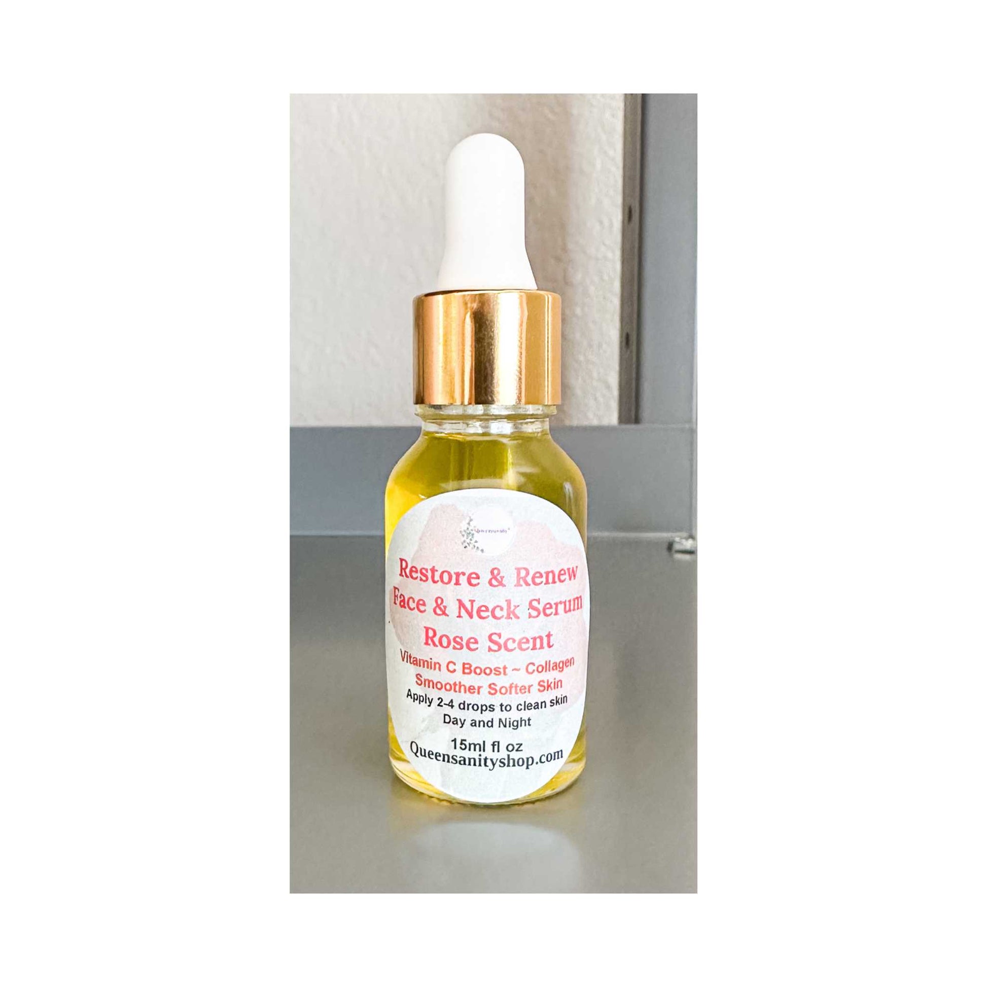 Spend $100 and get a FREE 15ml (1/2 oz) Restore and Renew Face Serum with visible Roses and Rose Scent.  *$100 BEFORE TAX. IF THE $100 IS NOT ADDED TO THE CART, YOU WILL NOT SEE THE FREE GIFT.  *We do not refund or send out extra or replace samples. 